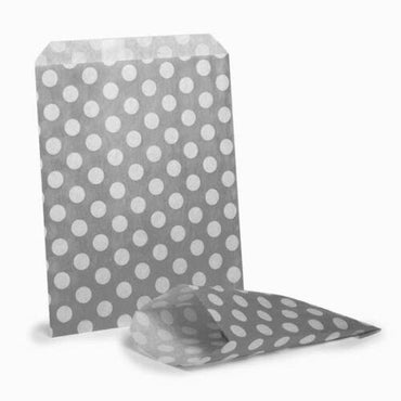 50x Polka Dot Candy Paper Wedding Favour Bags - ZYBUX